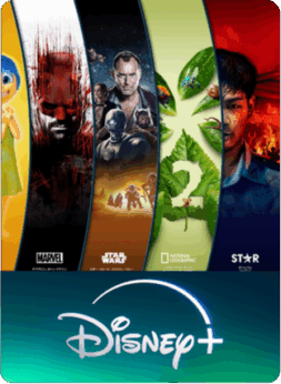 IUNI TELECOM CARD DISNEY PLUS